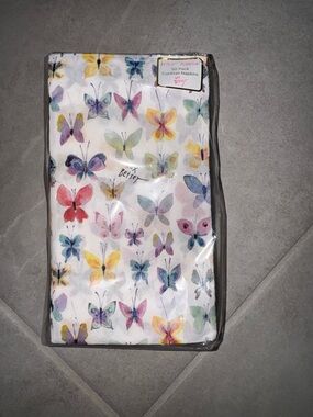 Betsey Johnson Watercolor Butterfly Guest Napkins - Multicolor